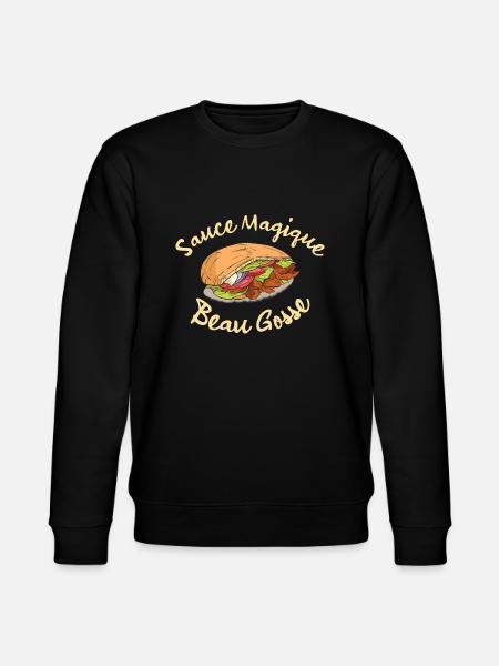 Sauce Magique Beau Gosse - Sweat bio CHANGER Stanley/Stella Unisexe - noir