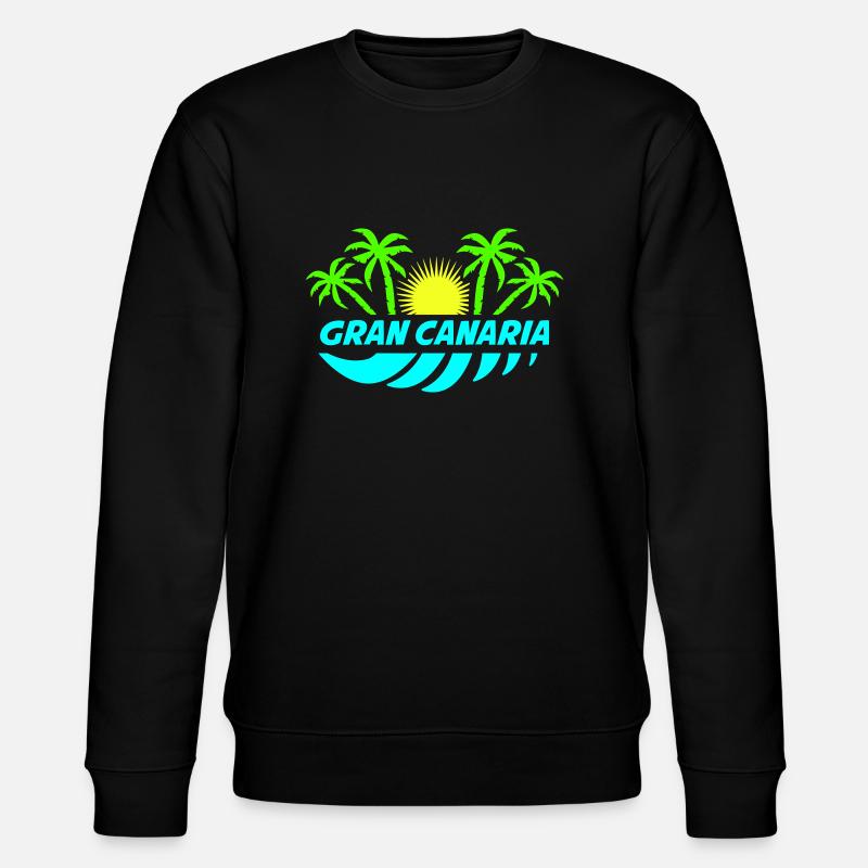gran canaria - Stanley/Stella Unisex Bio-Sweatshirt CHANGER  - Schwarz