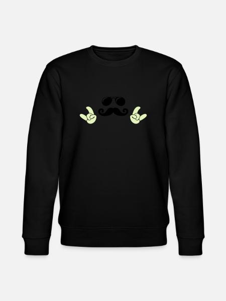 cool face - Stanley/Stella Unisex Bio-Sweatshirt CHANGER  - Schwarz