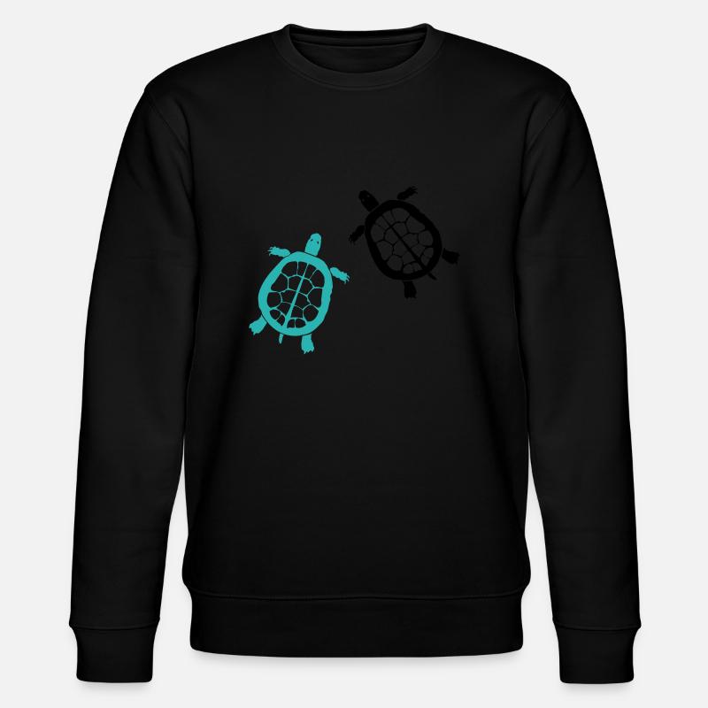 Turtle 2 - Stanley/Stella CHANGER Unisex Organic Sweatshirt - black