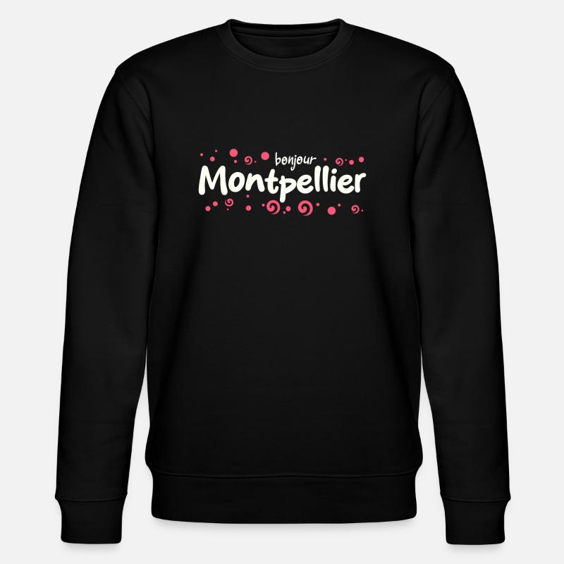 Frankreich Montpellier - Stanley/Stella Unisex Bio-Sweatshirt CHANGER - Schwarz