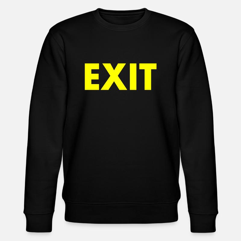 Exit - Stanley/Stella CHANGER Unisex Organic Sweatshirt - black