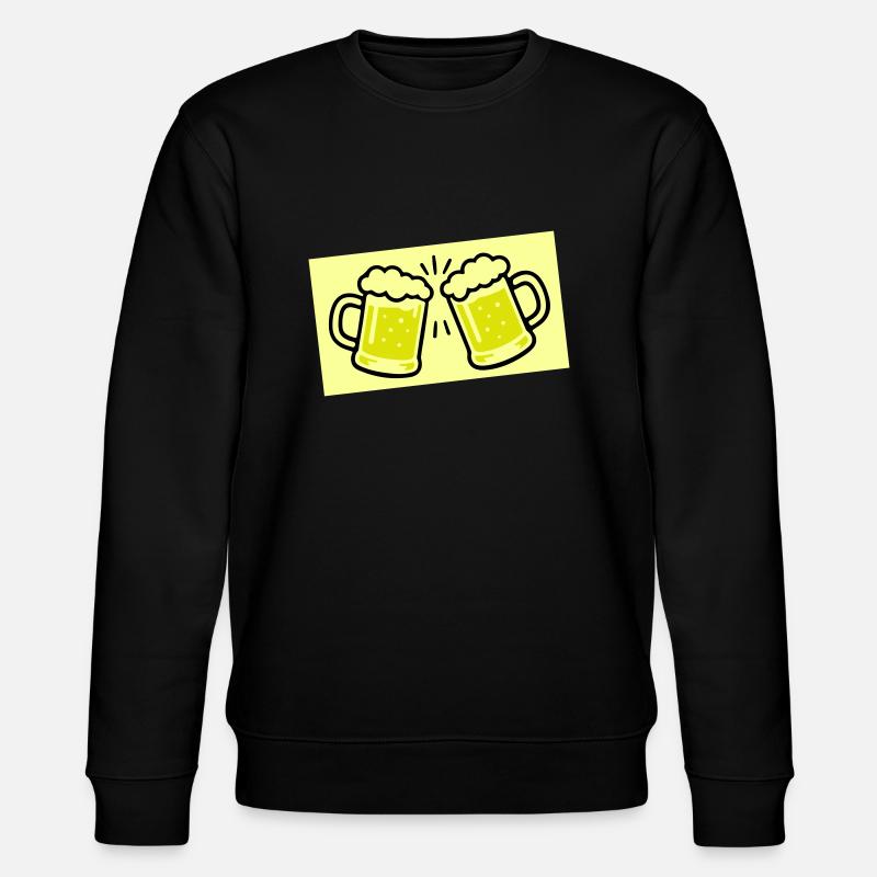 Beer Glass Beer Icon - Stanley/Stella CHANGER Unisex Organic Sweatshirt - black