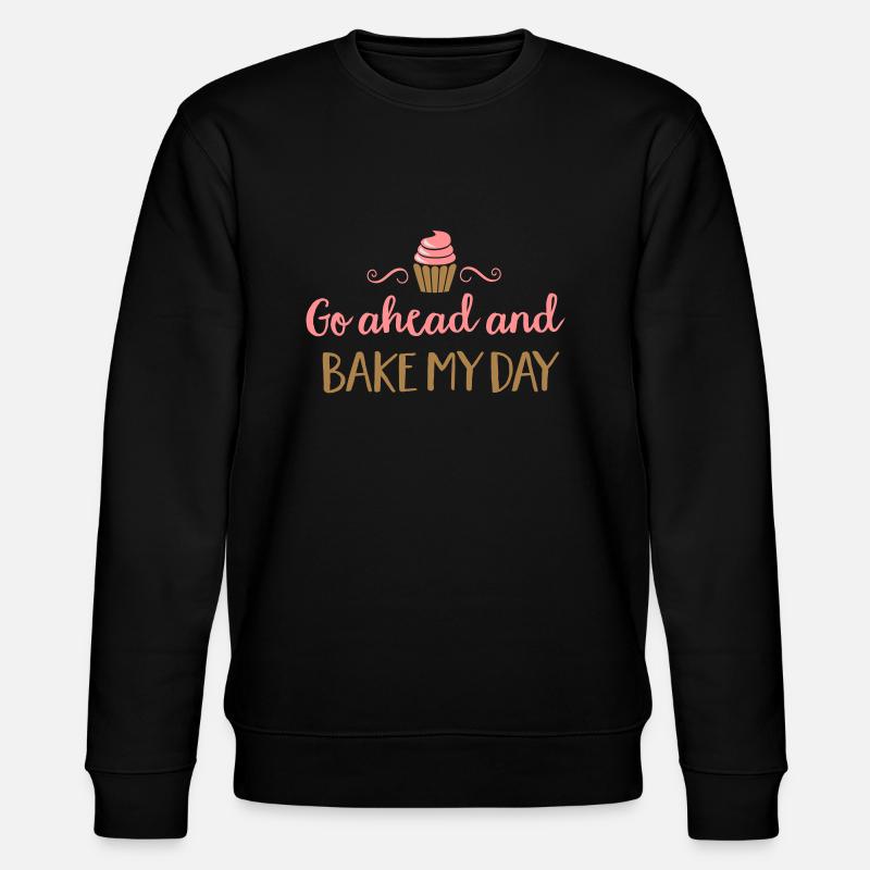Bake my day - Stanley/Stella Unisex Bio-Sweatshirt CHANGER  - Schwarz
