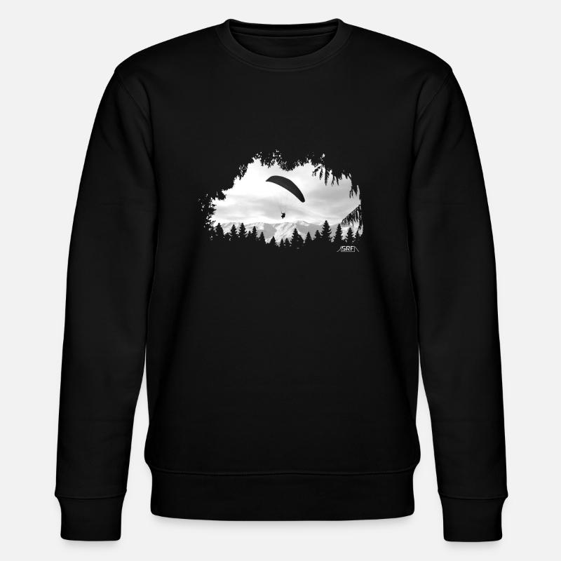Paragliding - Stanley/Stella CHANGER Unisex Organic Sweatshirt - black