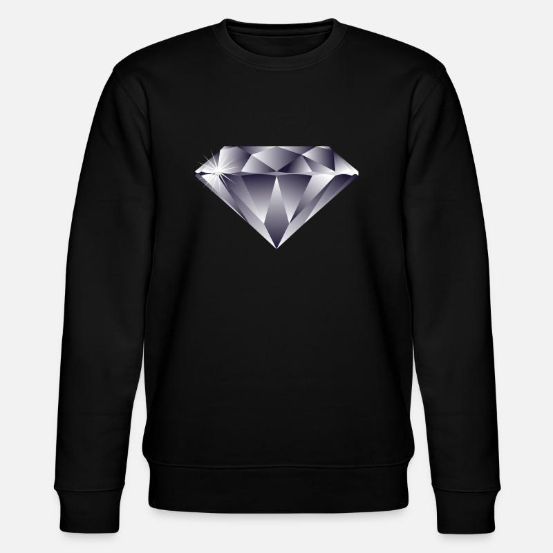 Diamant - Stanley/Stella Unisex Bio-Sweatshirt CHANGER  - Schwarz