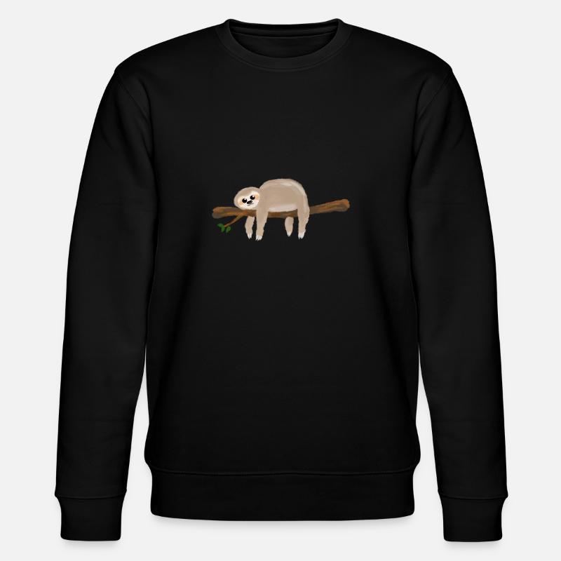 Sloth - Stanley/Stella CHANGER Unisex Organic Sweatshirt - black