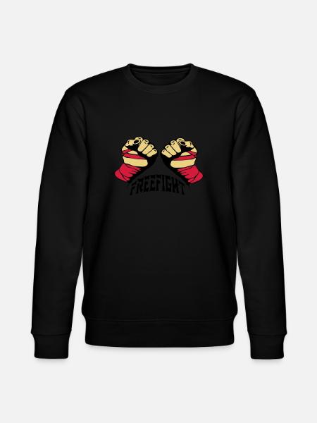 Freefight Fists - Stanley/Stella Unisex Bio-Sweatshirt CHANGER  - Schwarz