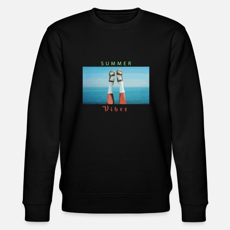 Summer Vibes - Sweat bio CHANGER Stanley/Stella Unisexe - noir