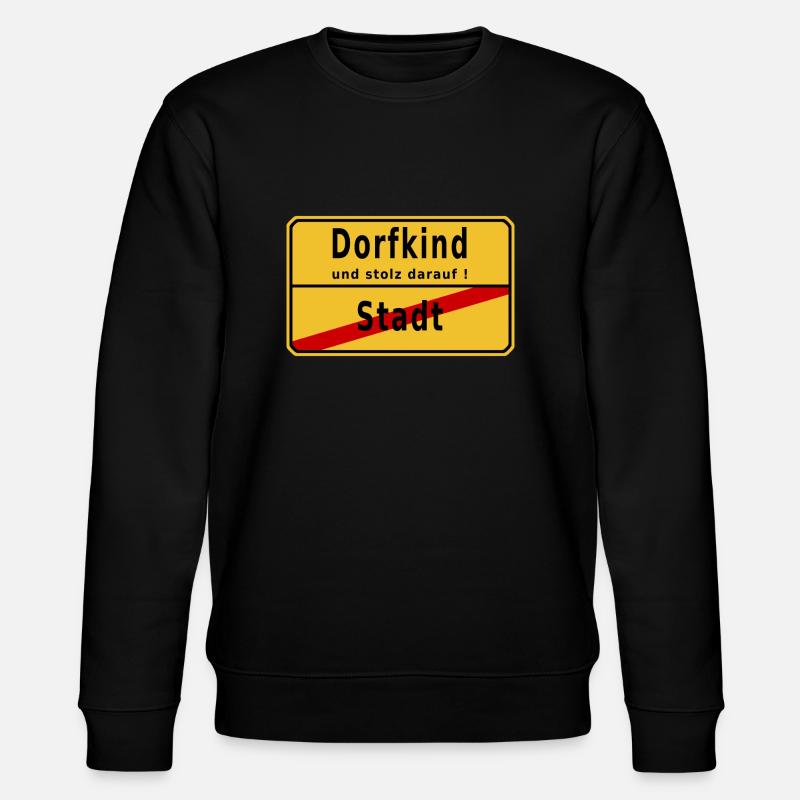 Dorfkind - Stanley/Stella Unisex Bio-Sweatshirt CHANGER  - Schwarz