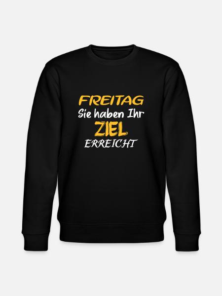 Friday Sayings - Stanley/Stella CHANGER Unisex Organic Sweatshirt - black