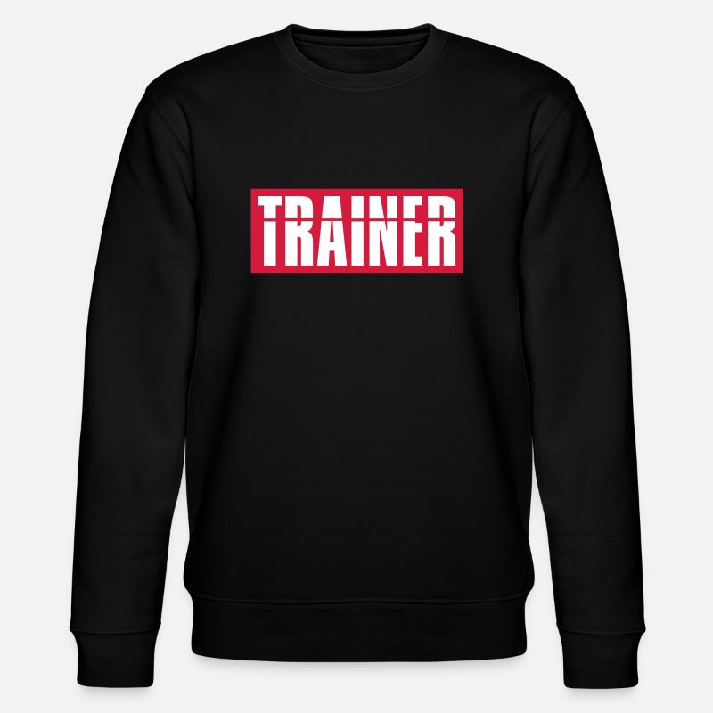 Rot Trainer Logo - Stanley/Stella Unisex Bio-Sweatshirt CHANGER  - Schwarz
