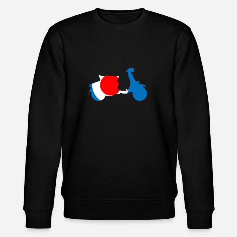 Roundel Target 60s Motorroller - Stanley/Stella Unisex Bio-Sweatshirt CHANGER  - Schwarz