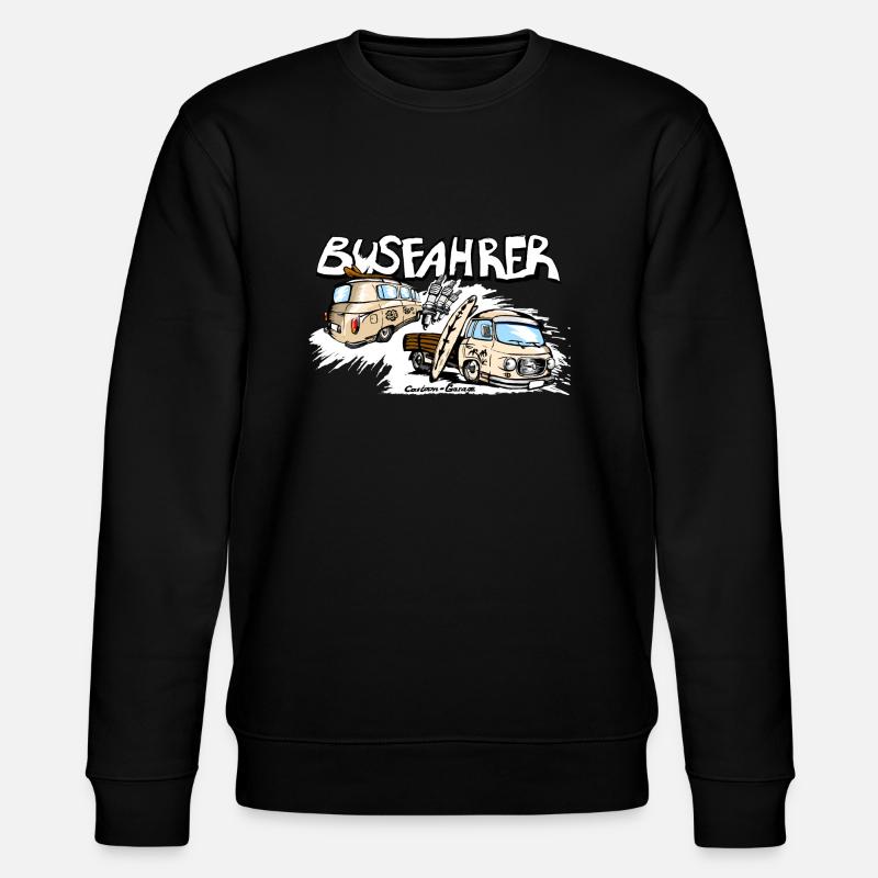 Busfahrer - Stanley/Stella Unisex Bio-Sweatshirt CHANGER  - Schwarz