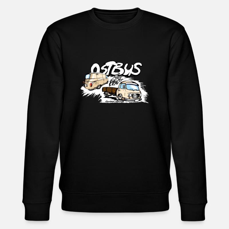 Ostbus - Stanley/Stella Unisex Bio-Sweatshirt CHANGER  - Schwarz