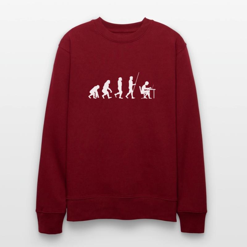 Computer Geek Development Evolution Stanley/Stella CHANGER Unisex Organic Sweatshirt