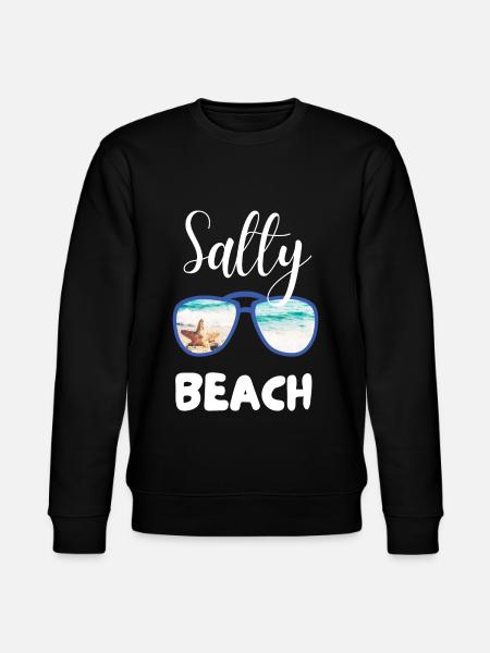 SALTY BEACH - Stanley/Stella CHANGER Unisex Organic Sweatshirt - black