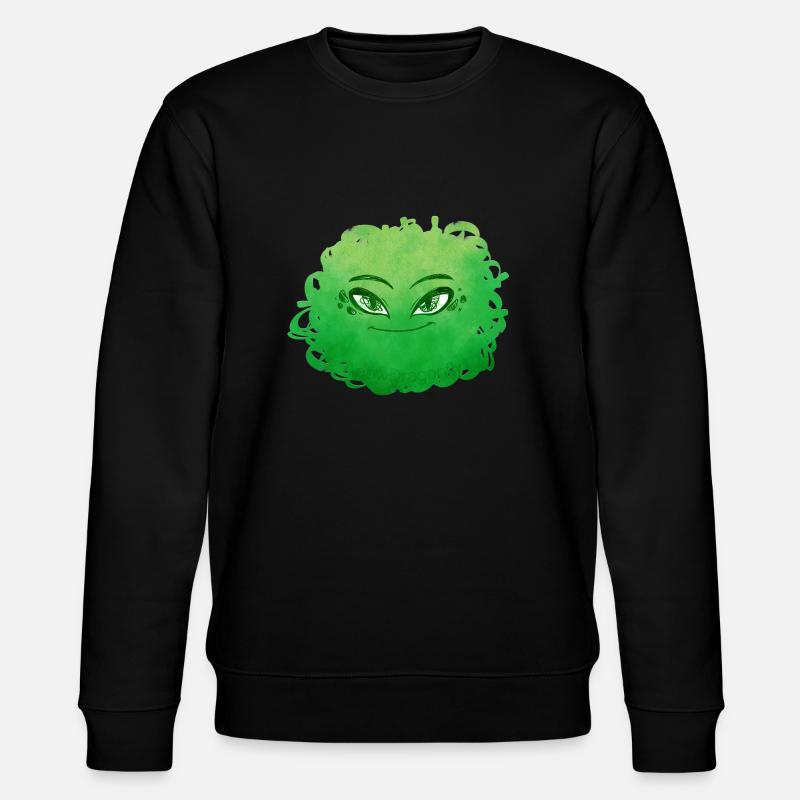 Petit Monstre pelote n°10 – vert - Sweat bio CHANGER Stanley/Stella Unisexe - noir