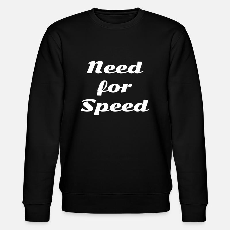 Need for speed - Stanley/Stella CHANGER Unisex Organic Sweatshirt - black
