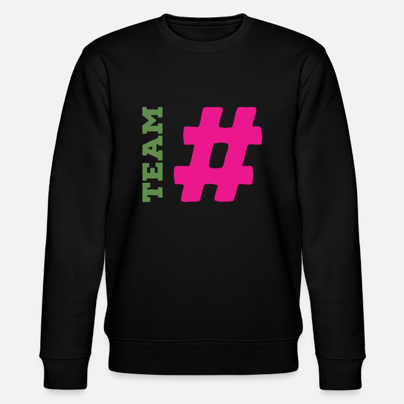 Team # - Stanley/Stella Unisex Bio-Sweatshirt CHANGER  - Schwarz