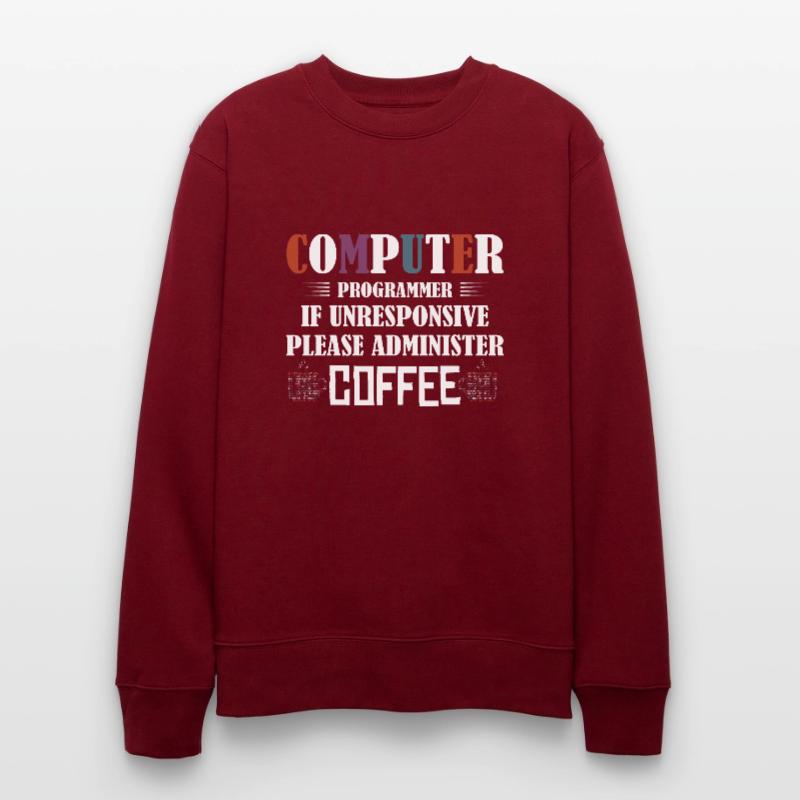 Computer Programmer Software Coding Stanley/Stella Unisex Bio-Sweatshirt CHANGER 