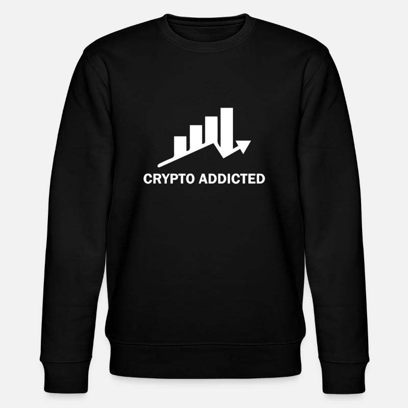 Bitcoin Trading Crypto Stocks - Stanley/Stella CHANGER Unisex Organic Sweatshirt - black