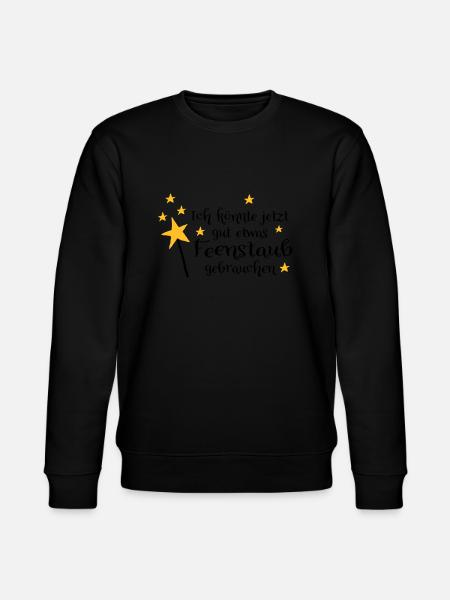 Feenstaub - Stanley/Stella Unisex Bio-Sweatshirt CHANGER  - Schwarz