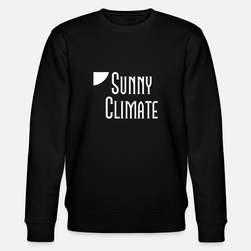 sonniges Klima - Stanley/Stella Unisex Bio-Sweatshirt CHANGER  - Schwarz