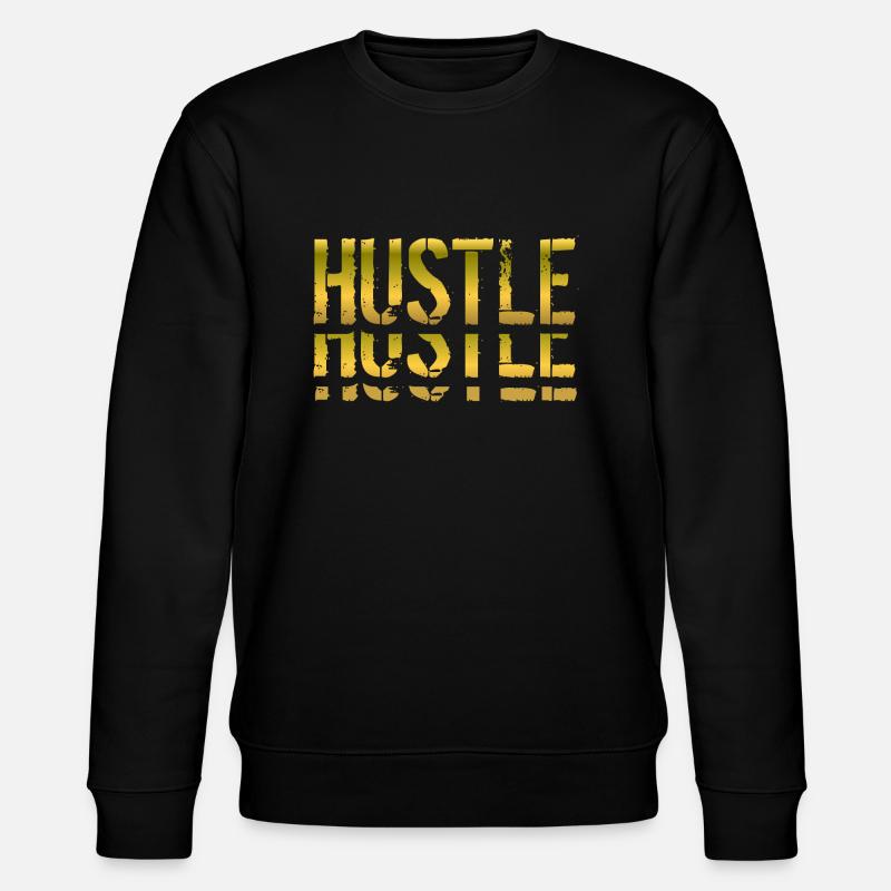 Hustle Shadow Gift - Stanley/Stella CHANGER Unisex Organic Sweatshirt - black