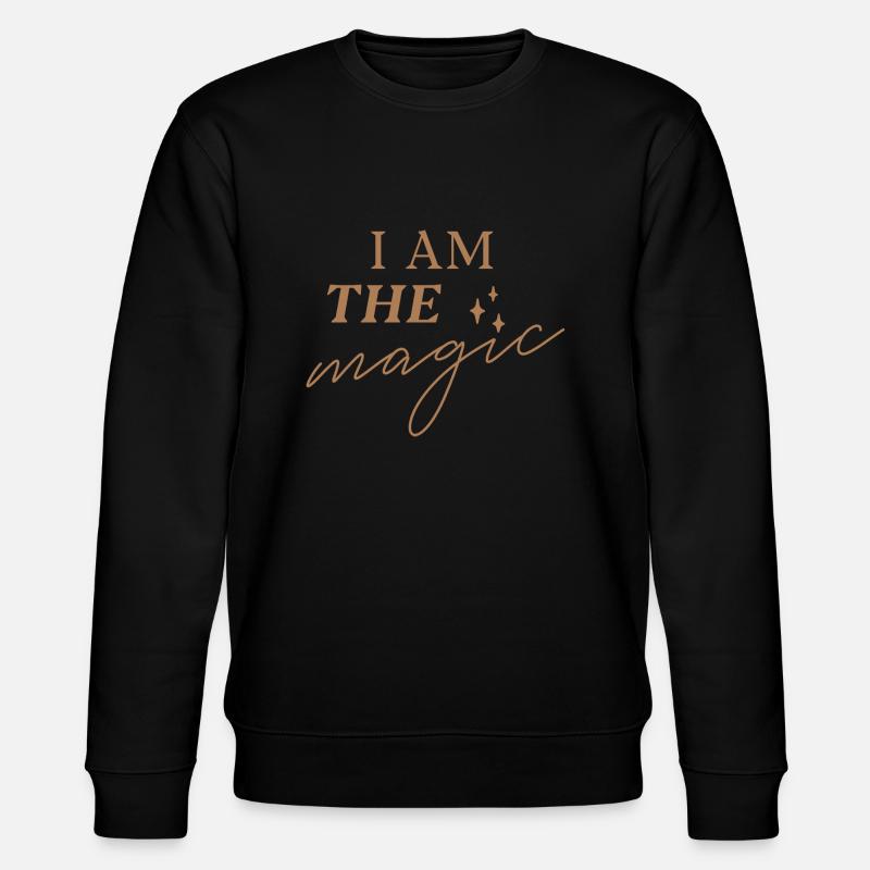 I am the magic - Stanley/Stella Unisex Bio-Sweatshirt CHANGER  - Schwarz