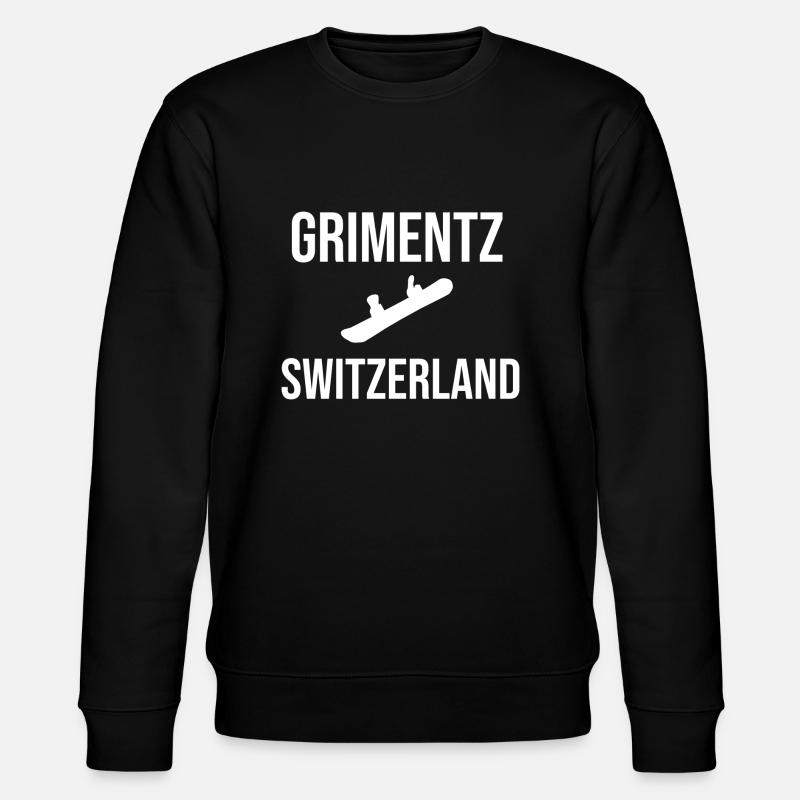 Grimentz Snowboard en Valais - Sweat bio CHANGER Stanley/Stella Unisexe - noir