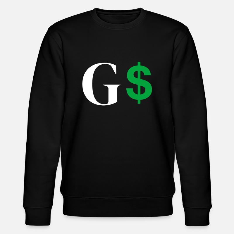 Lettre g dollar - Sweat bio CHANGER Stanley/Stella Unisexe - noir