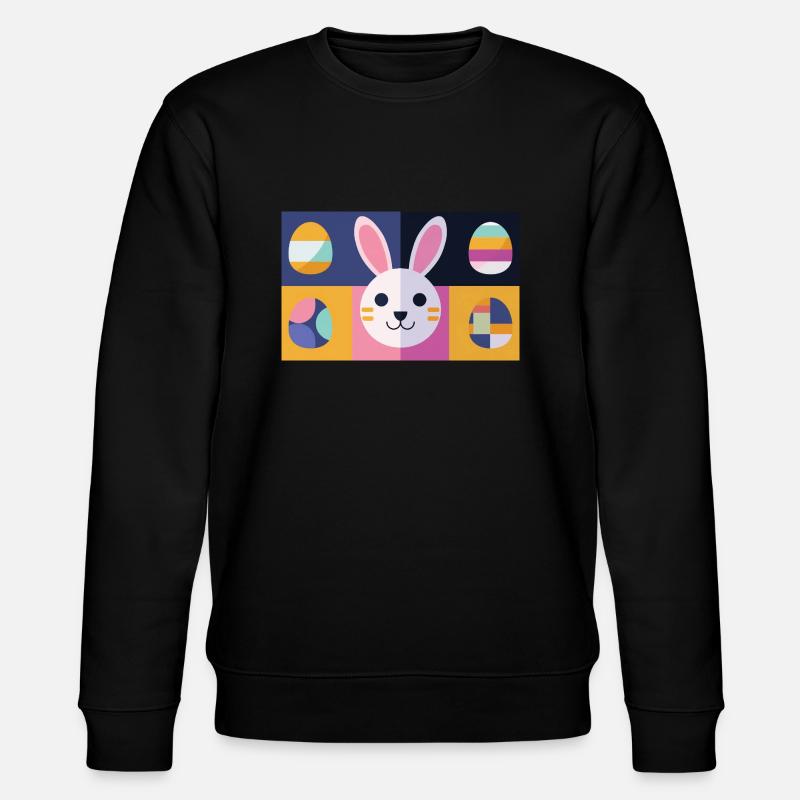 Lapin de Pâques n°12 - Sweat bio CHANGER Stanley/Stella Unisexe - noir