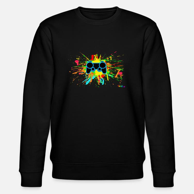 Contrôleur éclaboussure Gamer - Sweat bio CHANGER Stanley/Stella Unisexe - noir