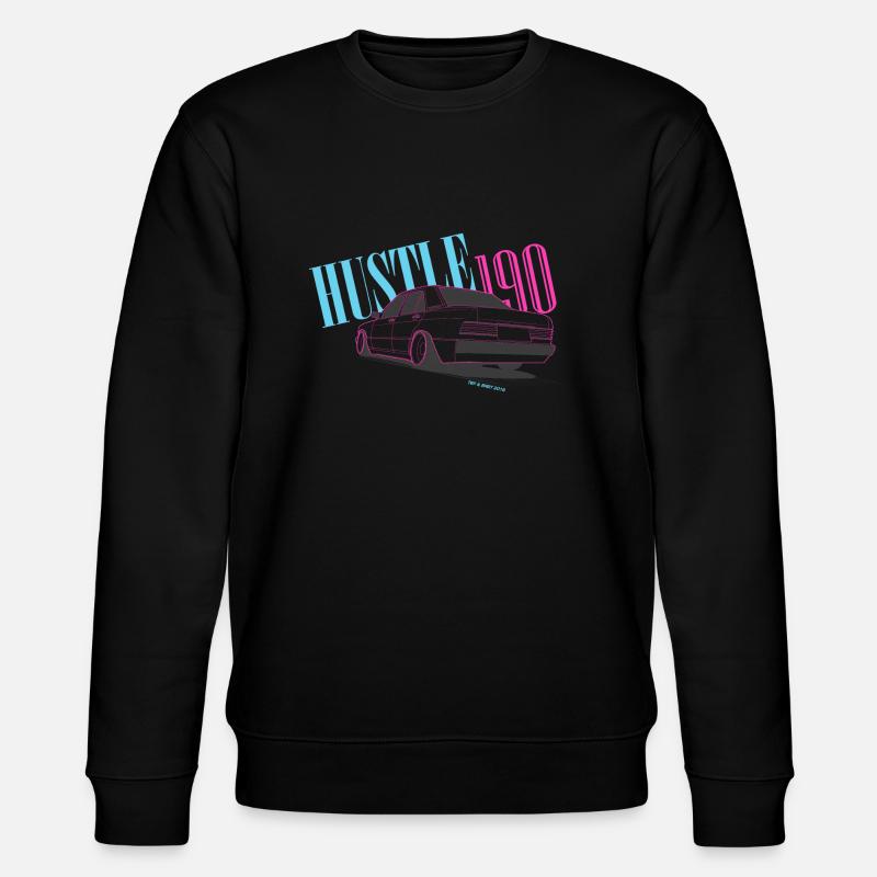 Hustle 190 - Stanley/Stella Unisex Bio-Sweatshirt CHANGER  - Schwarz