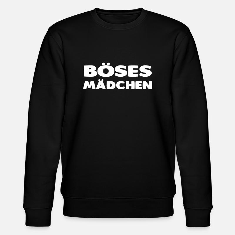 böses Mädchen - Stanley/Stella Unisex Bio-Sweatshirt CHANGER  - Schwarz
