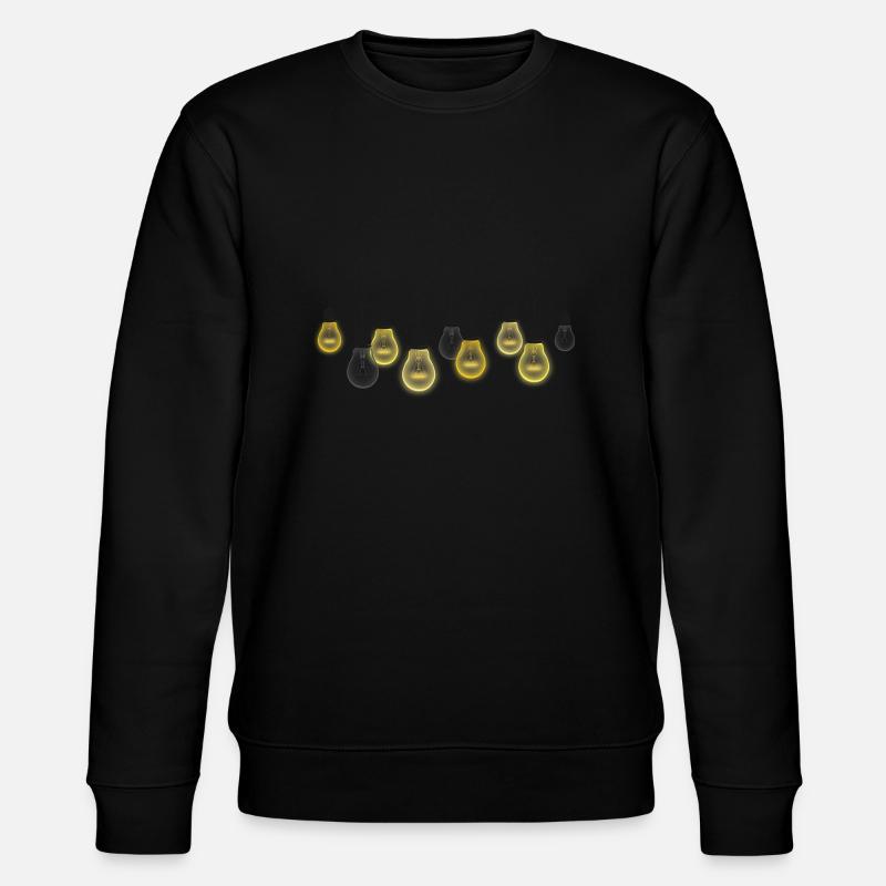 Glühbirnen - Stanley/Stella Unisex Bio-Sweatshirt CHANGER  - Schwarz