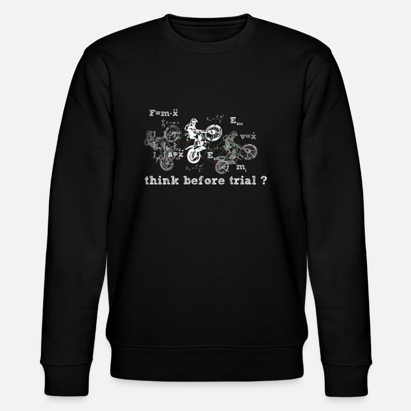 Pensez avant le procès? - Sweat bio CHANGER Stanley/Stella Unisexe - noir