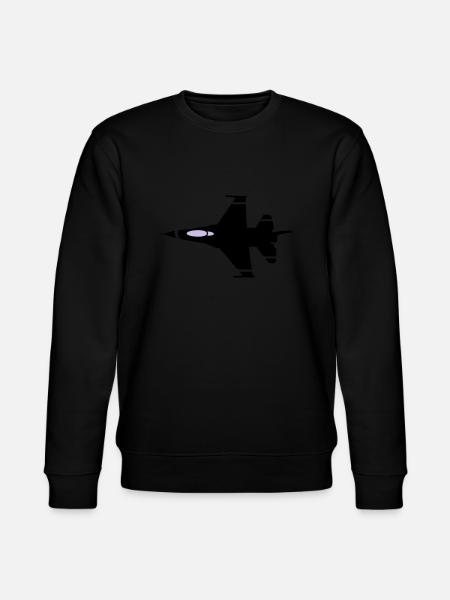 jet flying - Stanley/Stella CHANGER Unisex Organic Sweatshirt - black