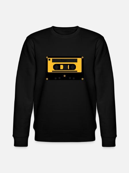 Kassette 70er - Stanley/Stella Unisex Bio-Sweatshirt CHANGER - Schwarz