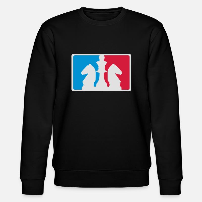 Disziplin Chess Logo - Stanley/Stella Unisex Bio-Sweatshirt CHANGER  - Schwarz