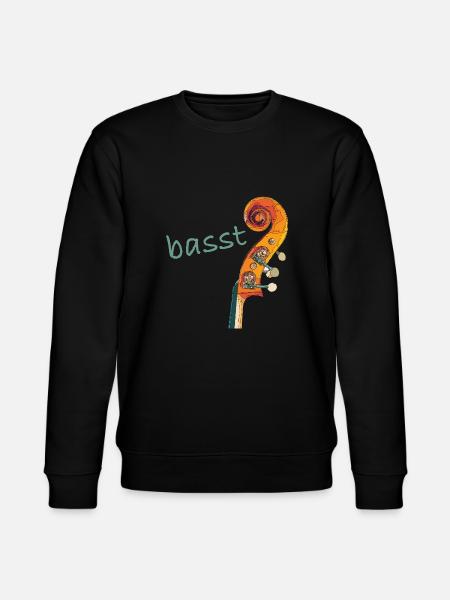 bass1 3 - Stanley/Stella CHANGER Unisex Organic Sweatshirt - black