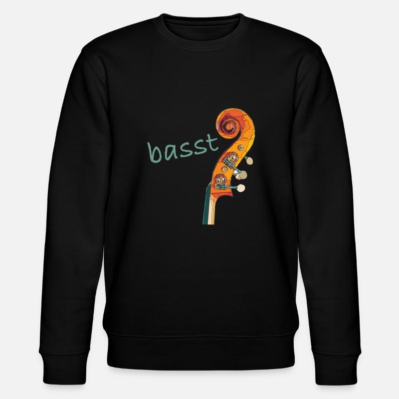 bass1 3 - Stanley/Stella Unisex Bio-Sweatshirt CHANGER  - Schwarz