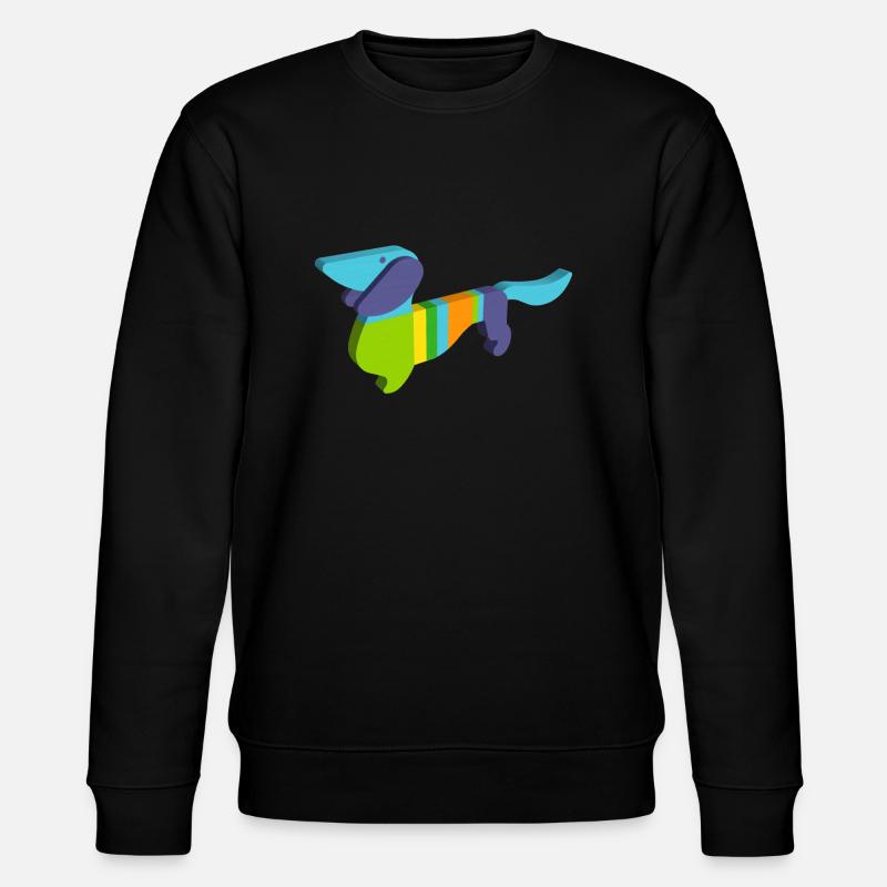 Waldi von München - Stanley/Stella Unisex Bio-Sweatshirt CHANGER  - Schwarz