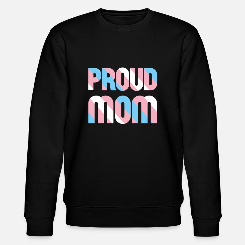 Stolze Mutter Transgender - Stanley/Stella Unisex Bio-Sweatshirt CHANGER  - Schwarz