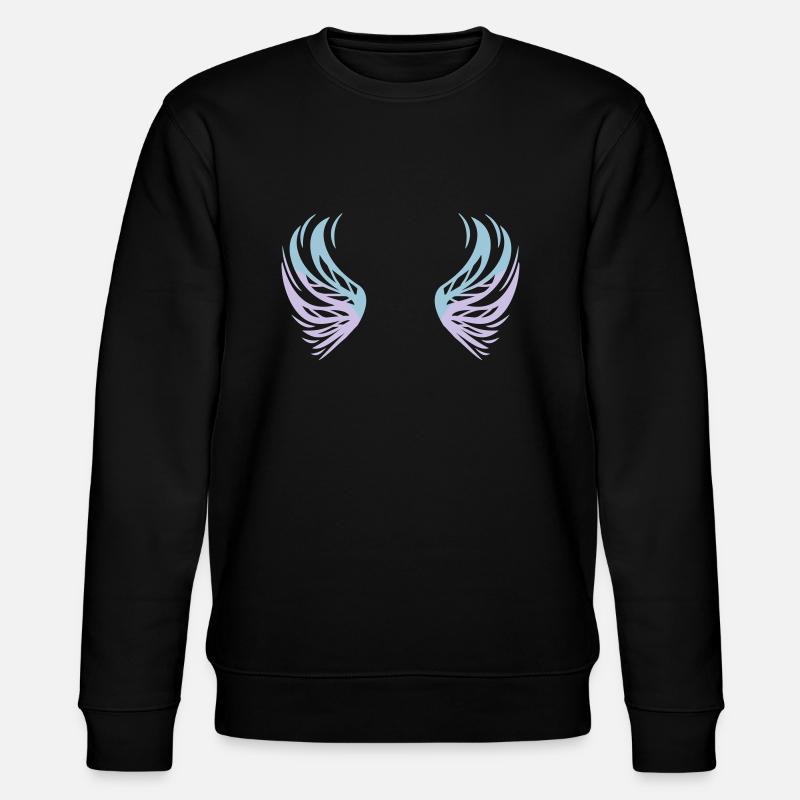 fluegel_2 - Stanley/Stella CHANGER Unisex Organic Sweatshirt - black