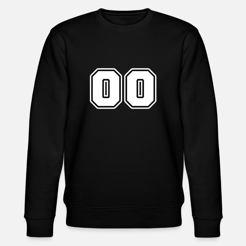 NUMMER 00 - Stanley/Stella Unisex Bio-Sweatshirt CHANGER  - Schwarz