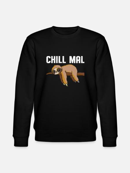 Chill mal Faultier - Stanley/Stella Unisex Bio-Sweatshirt CHANGER - Schwarz
