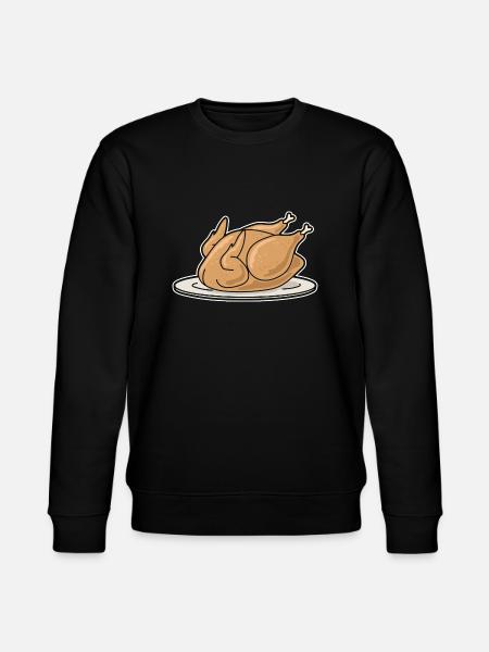 Chicken Grilled - Stanley/Stella CHANGER Unisex Organic Sweatshirt - black