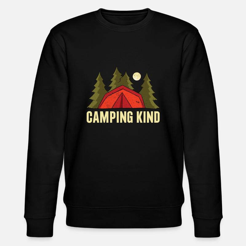 Camping Enfant - Sweat bio CHANGER Stanley/Stella Unisexe - noir